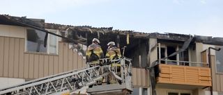 En död i brand i Partille