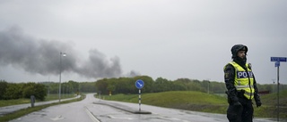 Explosionsrisk vid svårsläckt industribrand