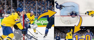 Tre Kronor vann mot värsta rivalen – fortsatt obesegrade i VM • Adam Larsson målskytt och prisad som matchens lirare