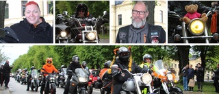 Bikers från hela landet stod upp mot våld: "För mig känns det väldigt viktigt att vara här"