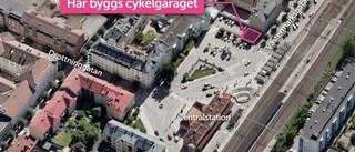 Nytt cykelgarage byggs vid tågstationen