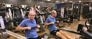 Träning på gym en del av undervisningen på Realskolan