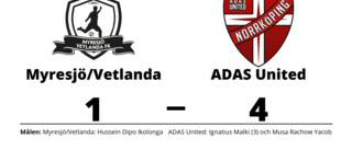 ADAS United vann - och toppar tabellen