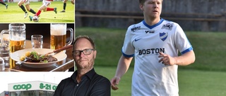 Fotbollsfest med "Degen" – men köttbiten satte sig på tvären i min sköra hals