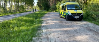 Motorcrossolycka utanför Sigtuna – helikopter sattes in