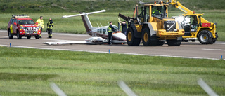 Mindre plan havererade på Malmö Airport