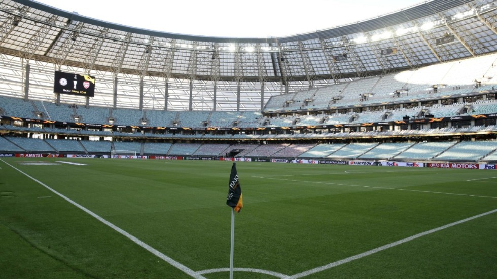 Olympiastadion i Baku. Arkivbild.