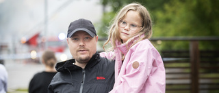 Telma skulle gå till förskolan: "Va! Brinner det pappa?"