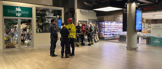 Galleria vädrades ur efter larm