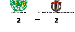 Enköping SK fixade kryss hemma mot FC Stockholm Internazionale