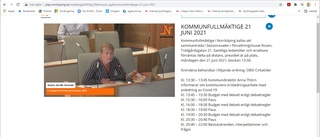 Fullmäktige inleddes med en strid om revisionen