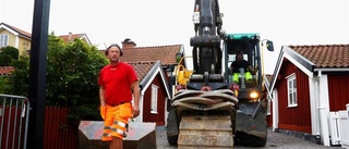 Marken dräneras kring Båtsmansstugorna