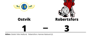 Robertsfors tog kommandot från start mot Ostvik