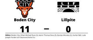 Boden City hade målfest hemma mot Lillpite