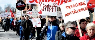 Manifestation mot Alliansen på 1 maj