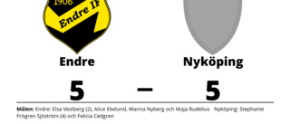 Delad pott för Endre och Nyköping