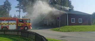 Brand i brandstation i Gunnarsbyn