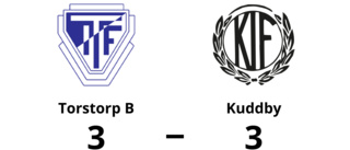 Kuddby fixade en poäng mot Torstorp B