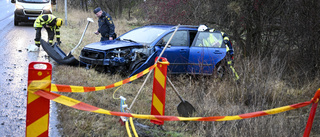 Två personer fördes till sjukhus efter olycka i Oxelösund