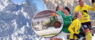 Snökaos ställde in matcher – nu är fotbollsplanerna spelbara