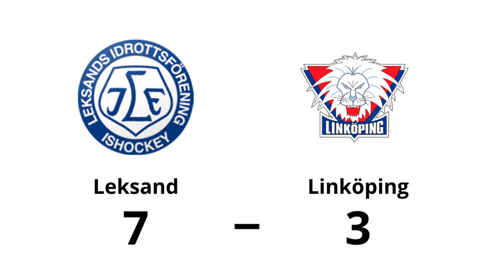 Leksand vann mot Linköping HC