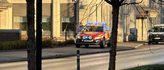 Brandlarm från gymnasieskola – räddningstjänsten ryckte ut