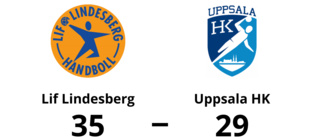 Uppsala HK föll mot Lif Lindesberg med 29-35