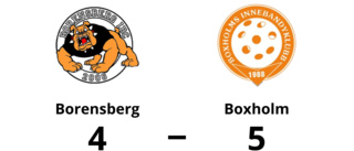 Förlust för Borensberg mot Boxholm trots comeback