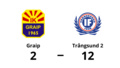 Tung förlust på hemmaplan för Graip mot Trångsund 2