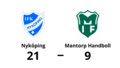 Nyköping utklassade Mantorp Handboll på hemmaplan