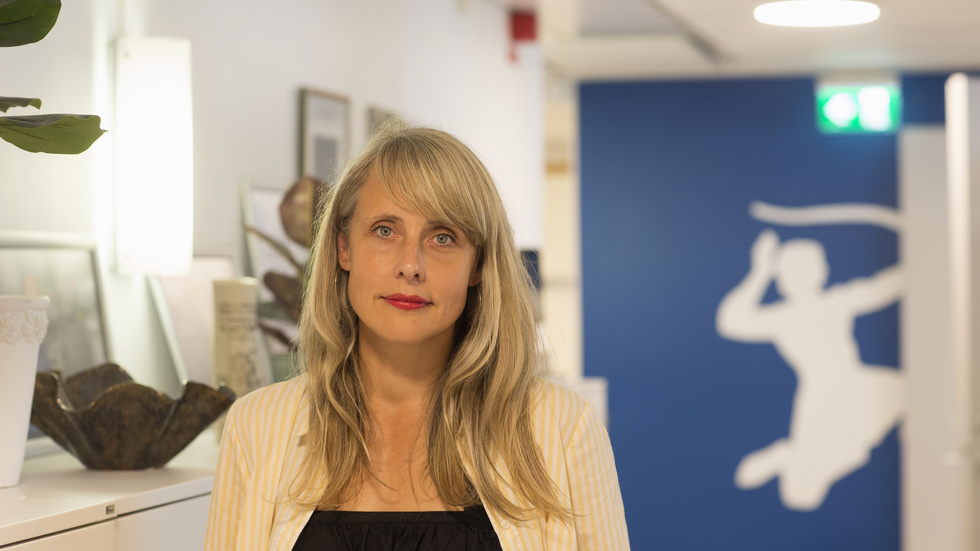 Katrineholms-Kurirens chefredaktör Ida Lithell. 