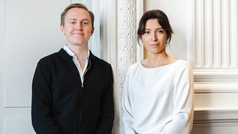 Joakim Lindström och Johanna Vesterberg.