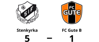 Stenkyrka tog revansch – 5-1 mot FC Gute B