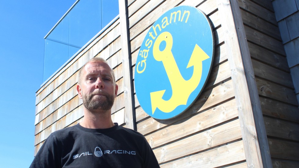 Andreas Nilsson representerade gästhamnarna i Västerviks kommun vid världens största båtmässa i Düsseldorf.