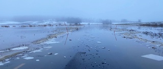 Bil fick bärgas efter att ha fastnat i vattenmassorna ✓Mycket högt vattenflöde ✓"Var på väg in i ett hus"