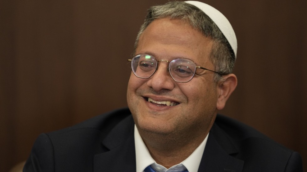 Itamar Ben-Gvir, ny minister i Benjamin Netanyahus regering. Arkivbild.