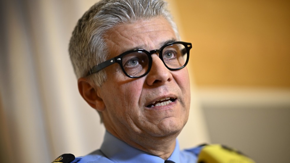 Rikspolischefen Anders Thornberg. Arkivbild.