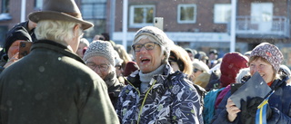 Kungens spontana möte med Birgitta i stadsparken