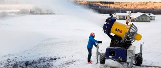 Snöbrist i Måttsund - kanonerna måste rustas