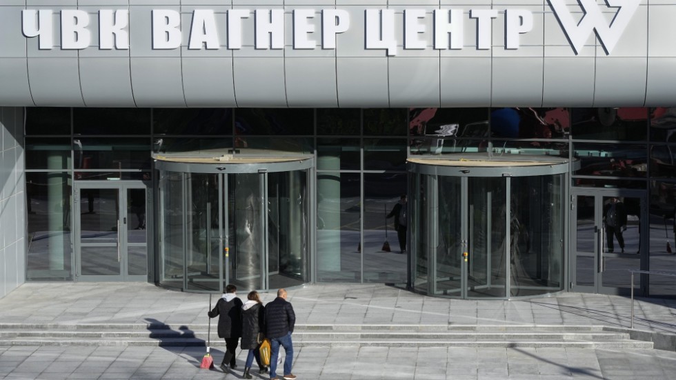 Wagnergruppens högkvarter i S:t Petersburg. Bild från förra året.