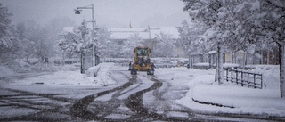 Många elavbrott efter snöovädret – skola hölls stängd