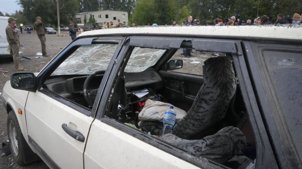 30 människor uppges ha skadats i en rysk attack mot civila i Zaporizjzja, enligt Ukraina.