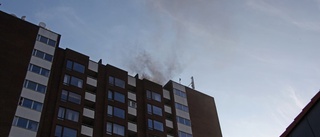 Brand på takterrass