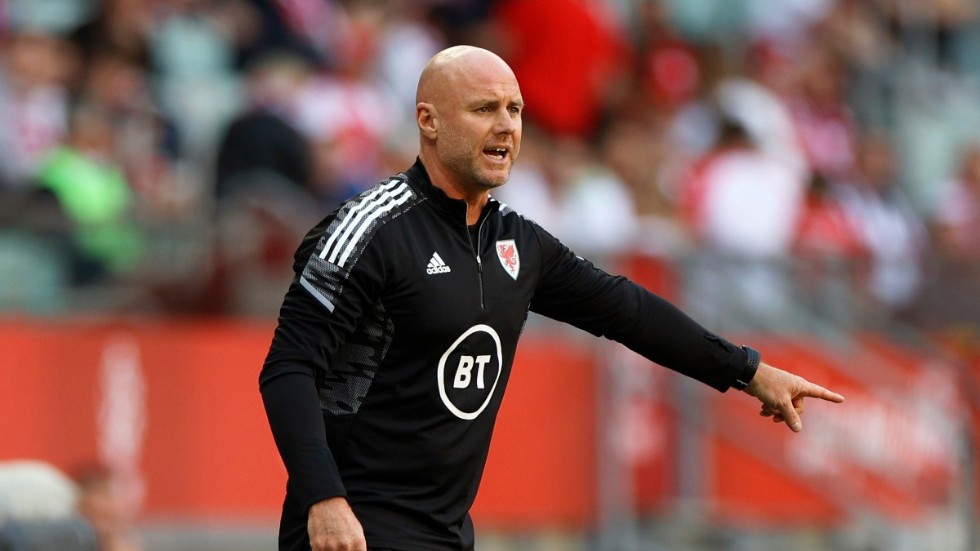 Wales förbundskapten Rob Page har förlängt sitt kontrakt till 2026. Arkivbild.