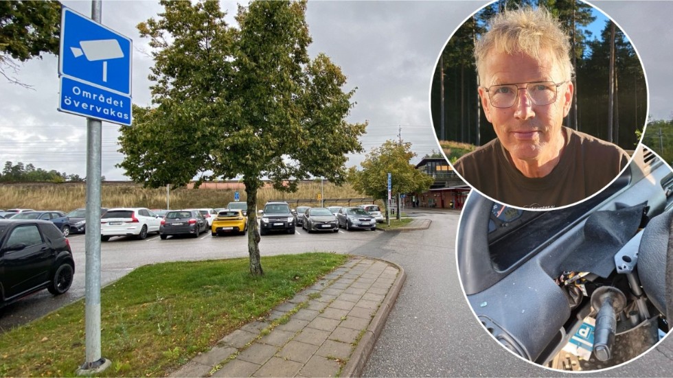 Johan Wetterberg, som bor mellan Mariefred och Stallarholmen, parkerade vid Läggesta station i torsdags morse. Han säger att platsen, nära kiosken och på kamerabevakat område, kändes som det minst osäkra alternativet. Dagen därpå var bilen demolerad. Polisens utredning har redan lagts ner – trots att det finns övervakningsfilm att tillgå.