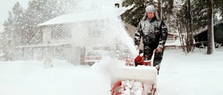 Stora mängder snö väntas