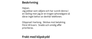 Swishade 8 000 för telefon – lurad på Blocket