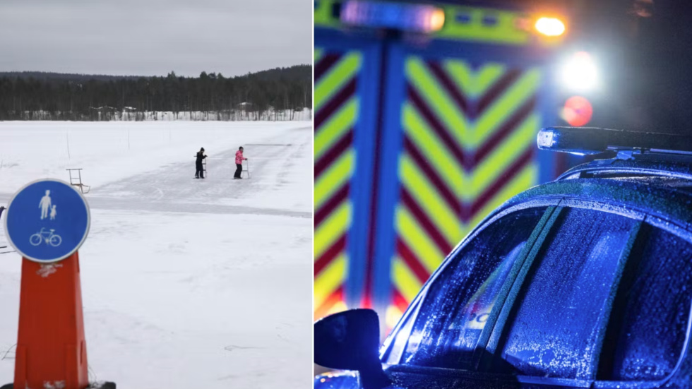 Larmet om olyckan kom in till SOS alarm strax efter klockan 21 på torsdagskvällen.