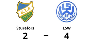 LSW besegrade Sturefors med 4-2