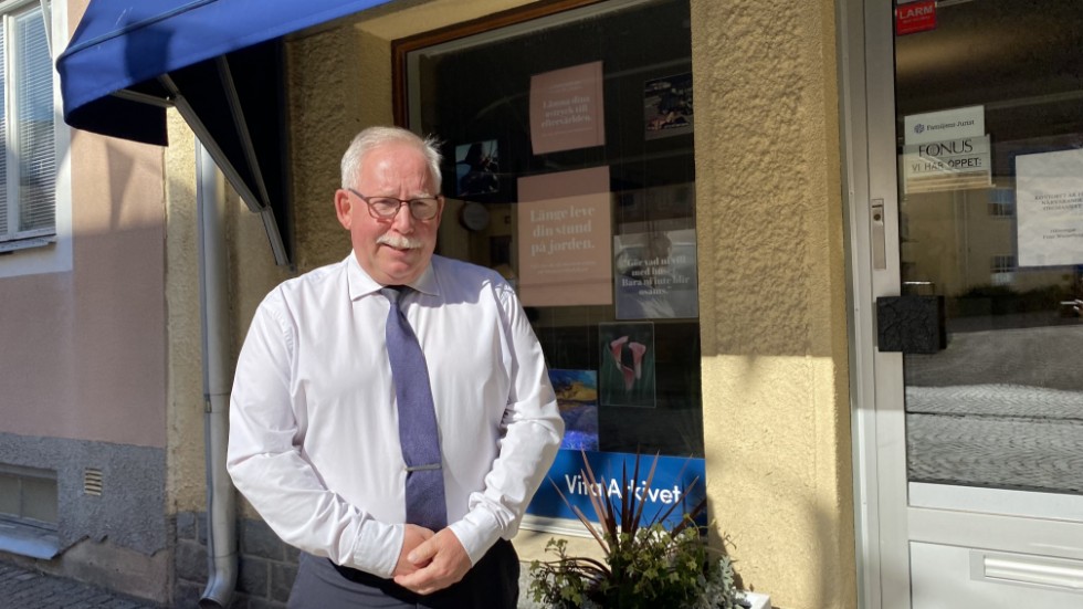 Peter Westerberg slutar, 63 år gammal, på begravningsbyrån Fonus efter 15 år på Strängnäskontoret.